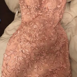 52339 Sherri hill light pink dress.
